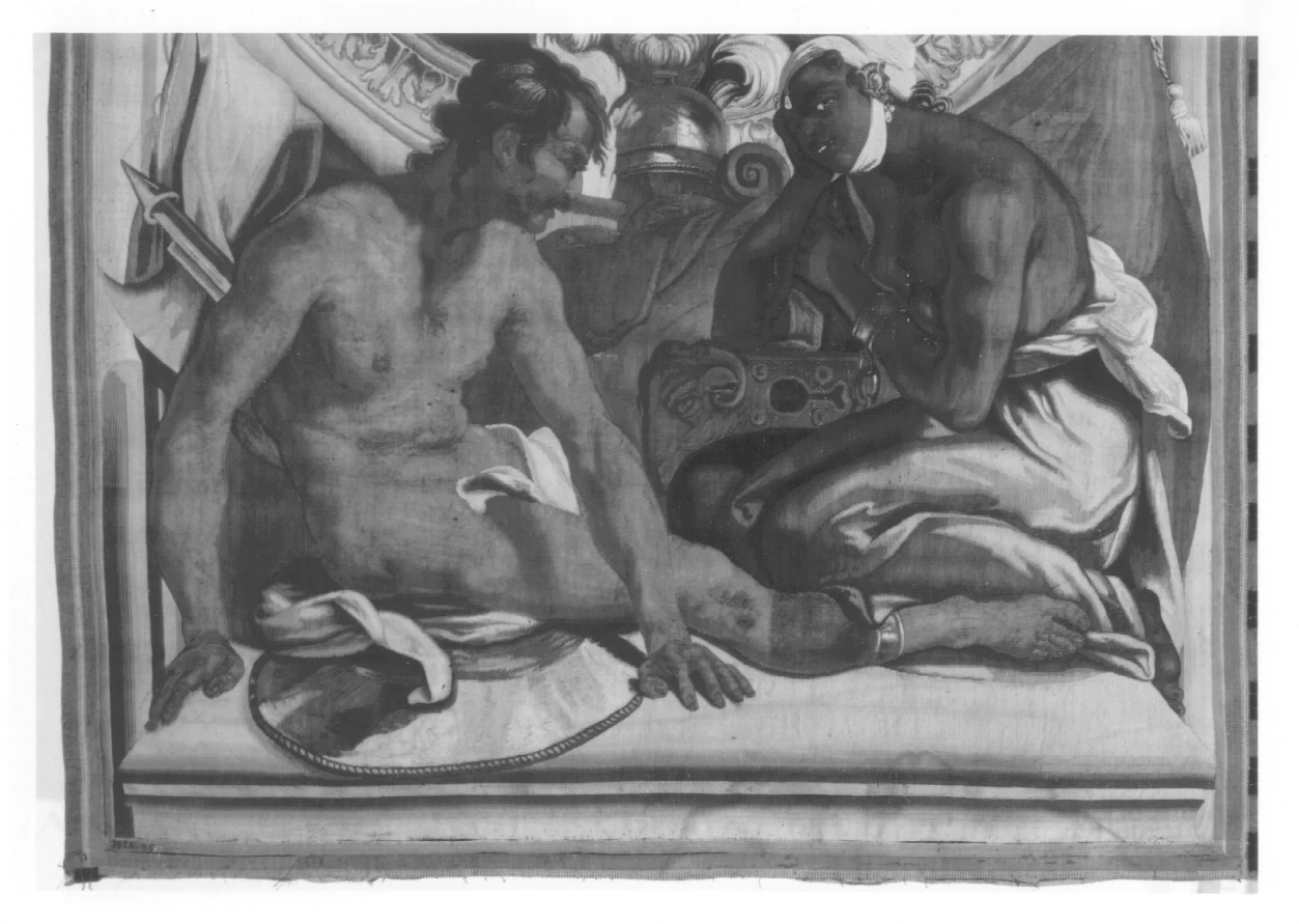 Arazzo - Alessandro Magno rende omaggio a Rossana, Musei Reali, Palazzo Reale, Torino
